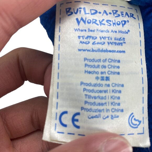 Build-A-Bear Captain America Shield Pattern Marvel Avengers Teddy Bear Plush - Picture 7 of 10